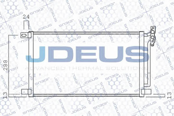 J. Deus 705M16 Радіатор кондиціонера (Конденсатор) 705M16: Купити в Україні - Добра ціна на EXIST.UA!