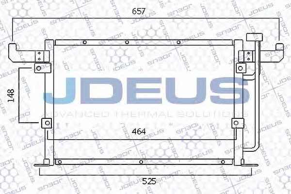 J. Deus 705M21 Радіатор кондиціонера (Конденсатор) 705M21: Приваблива ціна - Купити в Україні на EXIST.UA!