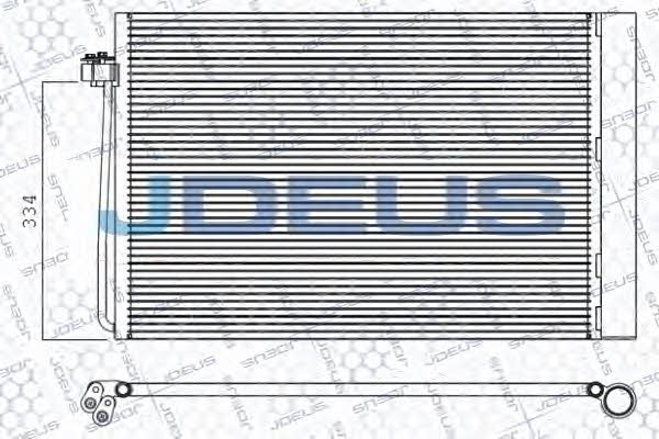 J. Deus 705M22 Радіатор кондиціонера (Конденсатор) 705M22: Купити в Україні - Добра ціна на EXIST.UA!