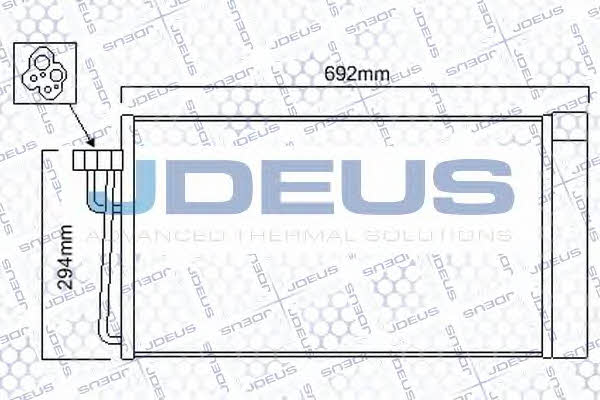 J. Deus 705M23 Радіатор кондиціонера (Конденсатор) 705M23: Купити в Україні - Добра ціна на EXIST.UA!
