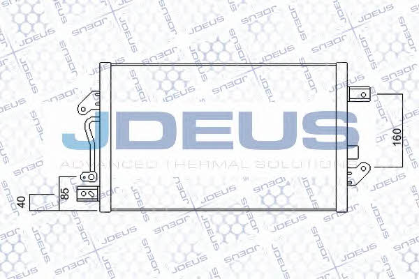 J. Deus 711M55 Радіатор кондиціонера (Конденсатор) 711M55: Купити в Україні - Добра ціна на EXIST.UA!