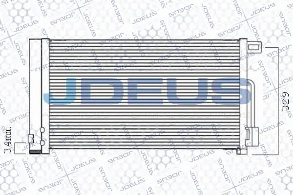 J. Deus 711M67 Радіатор кондиціонера (Конденсатор) 711M67: Купити в Україні - Добра ціна на EXIST.UA!