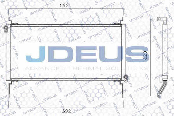 J. Deus 711M70 Радіатор кондиціонера (Конденсатор) 711M70: Купити в Україні - Добра ціна на EXIST.UA!