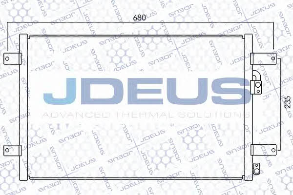 J. Deus 712M05 Радіатор кондиціонера (Конденсатор) 712M05: Купити в Україні - Добра ціна на EXIST.UA!