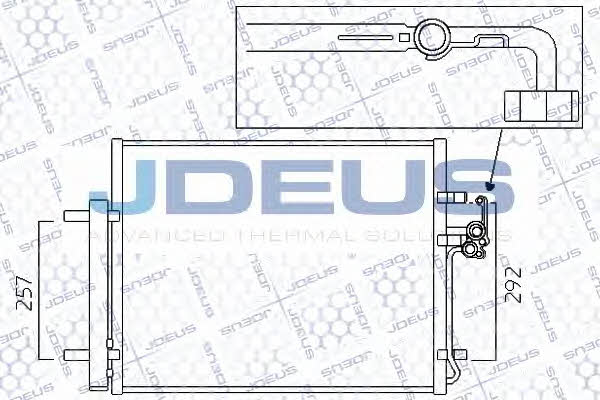 J. Deus 712M32 Радіатор кондиціонера (Конденсатор) 712M32: Купити в Україні - Добра ціна на EXIST.UA!