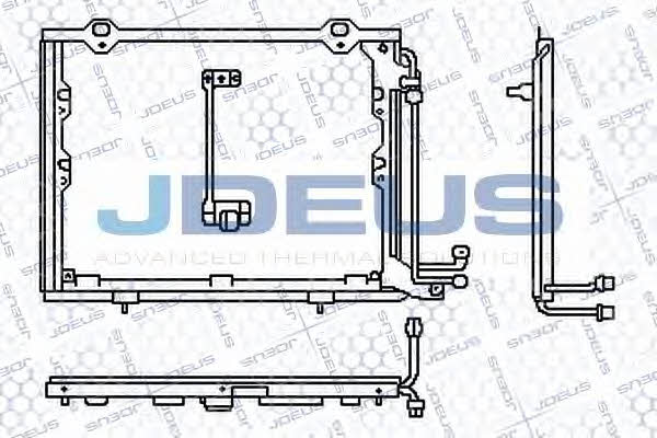 J. Deus 717B18 Радіатор кондиціонера (Конденсатор) 717B18: Купити в Україні - Добра ціна на EXIST.UA!