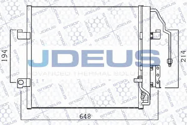 J. Deus 717B29 Радіатор кондиціонера (Конденсатор) 717B29: Купити в Україні - Добра ціна на EXIST.UA!