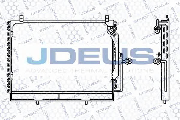 J. Deus 717M04 Радіатор кондиціонера (Конденсатор) 717M04: Купити в Україні - Добра ціна на EXIST.UA!