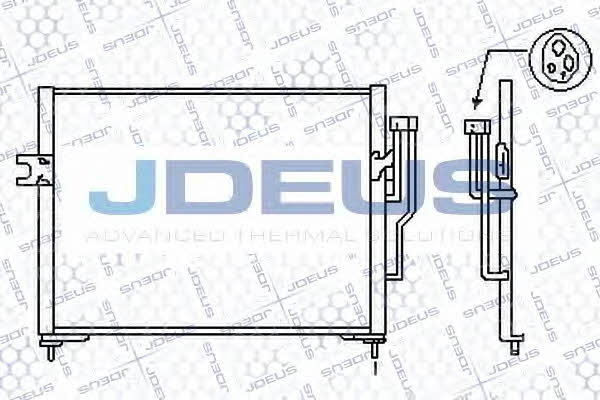 J. Deus 718M10 Радіатор кондиціонера (Конденсатор) 718M10: Купити в Україні - Добра ціна на EXIST.UA!
