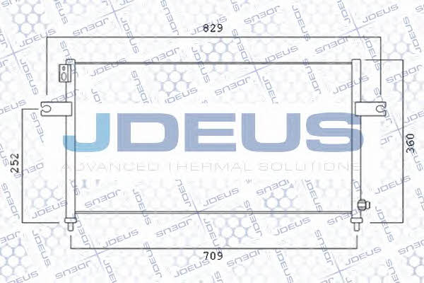 J. Deus 719M51 Радіатор кондиціонера (Конденсатор) 719M51: Купити в Україні - Добра ціна на EXIST.UA!