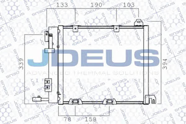J. Deus 720M31 Радіатор кондиціонера (Конденсатор) 720M31: Купити в Україні - Добра ціна на EXIST.UA!