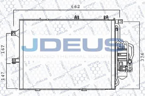 J. Deus 720M49 Радіатор кондиціонера (Конденсатор) 720M49: Купити в Україні - Добра ціна на EXIST.UA!