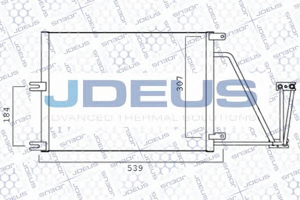 J. Deus 720M50 Радіатор кондиціонера (Конденсатор) 720M50: Приваблива ціна - Купити в Україні на EXIST.UA!