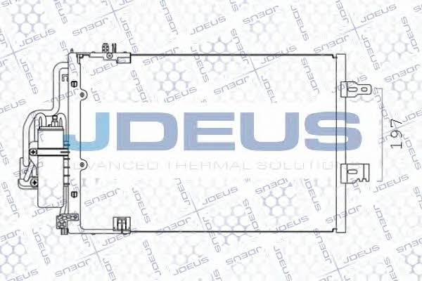 J. Deus 720M53 Радіатор кондиціонера (Конденсатор) 720M53: Купити в Україні - Добра ціна на EXIST.UA!