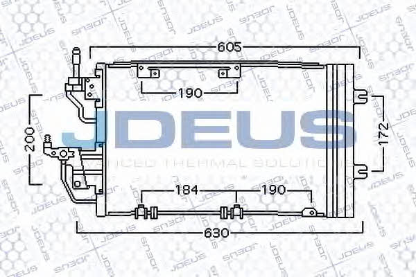 J. Deus 720M61 Радіатор кондиціонера (Конденсатор) 720M61: Купити в Україні - Добра ціна на EXIST.UA!