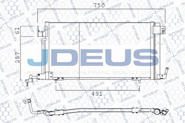 J. Deus 721M20 Радіатор кондиціонера (Конденсатор) 721M20: Купити в Україні - Добра ціна на EXIST.UA!