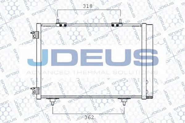 J. Deus 721M35 Радіатор кондиціонера (Конденсатор) 721M35: Купити в Україні - Добра ціна на EXIST.UA!