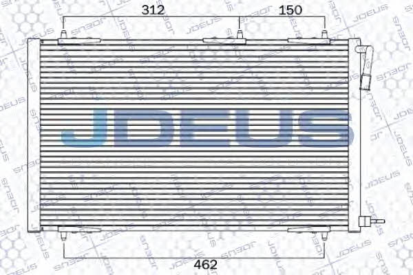 J. Deus 721M50 Радіатор кондиціонера (Конденсатор) 721M50: Купити в Україні - Добра ціна на EXIST.UA!
