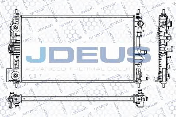 J. Deus RA0560010 Радіатор охолодження двигуна RA0560010: Купити в Україні - Добра ціна на EXIST.UA!