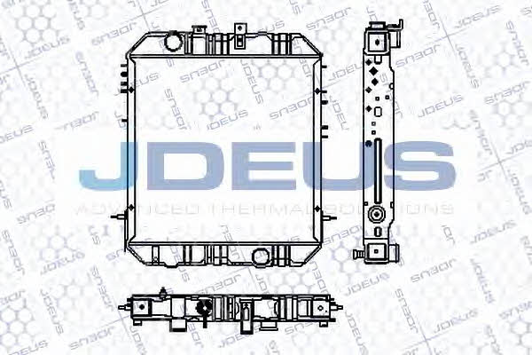 J. Deus RA1180030 Радіатор охолодження двигуна RA1180030: Купити в Україні - Добра ціна на EXIST.UA!