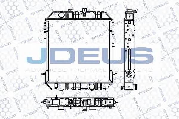 J. Deus RA1180040 Радіатор охолодження двигуна RA1180040: Купити в Україні - Добра ціна на EXIST.UA!