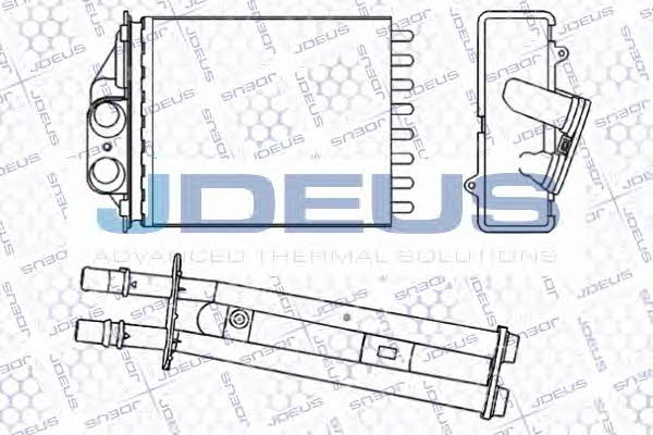 J. Deus RA2111230 Радіатор опалювача салону RA2111230: Купити в Україні - Добра ціна на EXIST.UA!