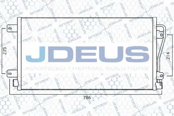 J. Deus 723M25 Радіатор кондиціонера (Конденсатор) 723M25: Купити в Україні - Добра ціна на EXIST.UA!
