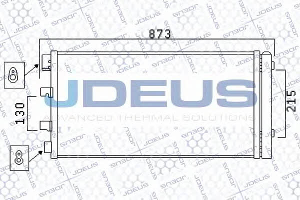 J. Deus 723M33 Радіатор кондиціонера (Конденсатор) 723M33: Приваблива ціна - Купити в Україні на EXIST.UA!