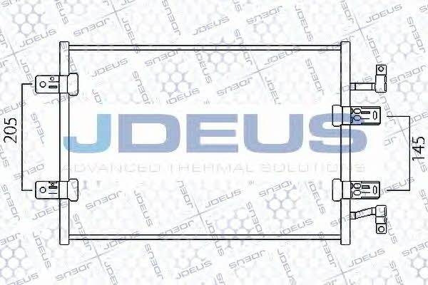 J. Deus 723M39 Радіатор кондиціонера (Конденсатор) 723M39: Купити в Україні - Добра ціна на EXIST.UA!