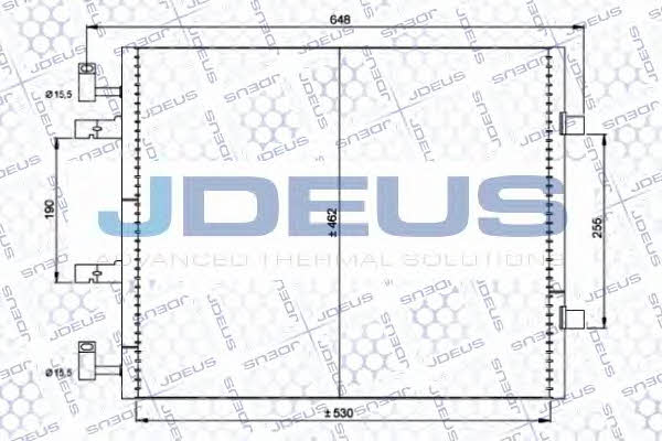 J. Deus 723M55 Радіатор кондиціонера (Конденсатор) 723M55: Купити в Україні - Добра ціна на EXIST.UA!
