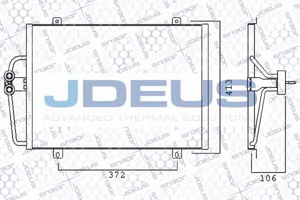 J. Deus 723M57 Радіатор кондиціонера (Конденсатор) 723M57: Купити в Україні - Добра ціна на EXIST.UA!