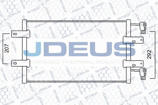 J. Deus 723M60 Радіатор кондиціонера (Конденсатор) 723M60: Купити в Україні - Добра ціна на EXIST.UA!