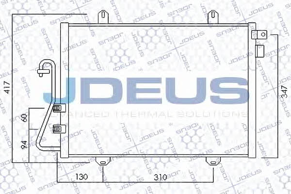J. Deus 723M65 Радіатор кондиціонера (Конденсатор) 723M65: Приваблива ціна - Купити в Україні на EXIST.UA!
