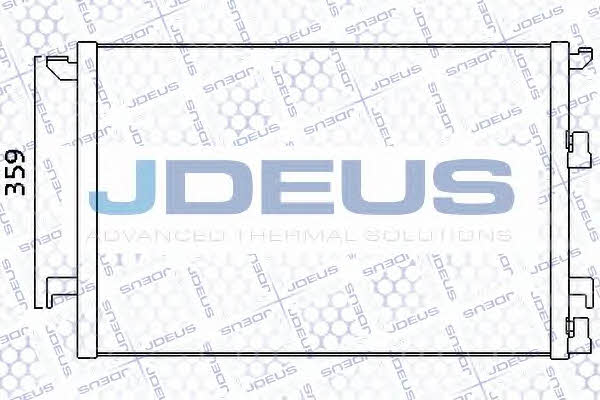 J. Deus 724M09 Радіатор кондиціонера (Конденсатор) 724M09: Приваблива ціна - Купити в Україні на EXIST.UA!