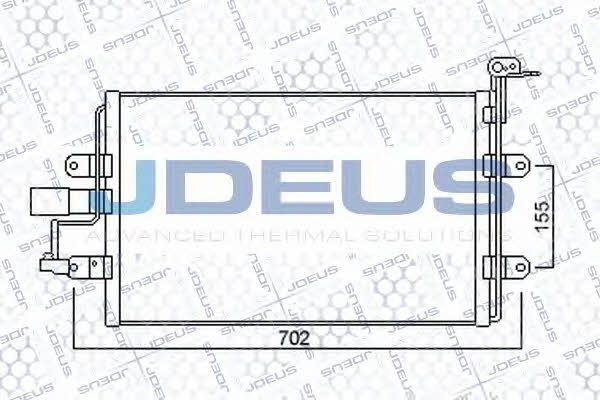 J. Deus 725M28 Радіатор кондиціонера (Конденсатор) 725M28: Приваблива ціна - Купити в Україні на EXIST.UA!
