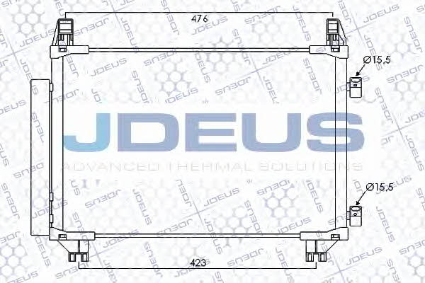 J. Deus 728M63 Радіатор кондиціонера (Конденсатор) 728M63: Купити в Україні - Добра ціна на EXIST.UA!