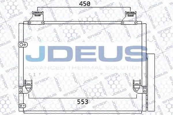 J. Deus 728M66 Радіатор кондиціонера (Конденсатор) 728M66: Приваблива ціна - Купити в Україні на EXIST.UA!