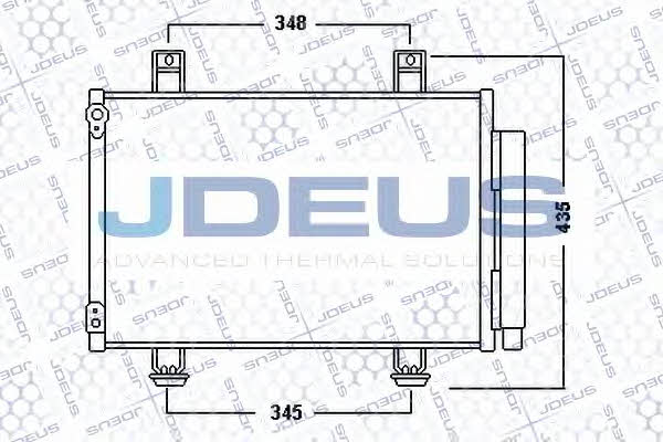 J. Deus 742M17 Радіатор кондиціонера (Конденсатор) 742M17: Купити в Україні - Добра ціна на EXIST.UA!