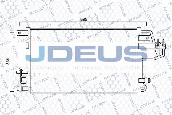 J. Deus 754M22 Радіатор кондиціонера (Конденсатор) 754M22: Приваблива ціна - Купити в Україні на EXIST.UA!