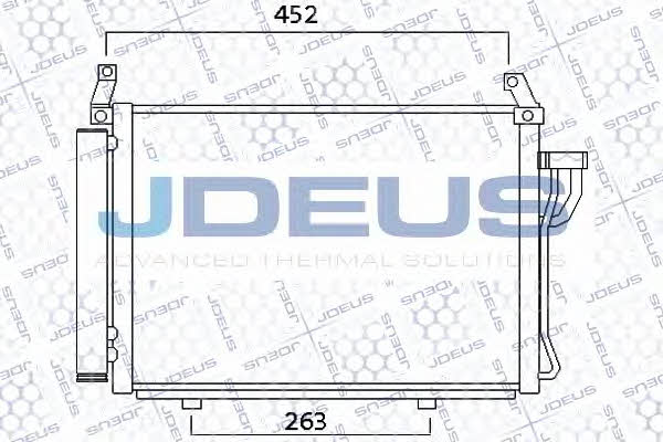 J. Deus 754M35 Радіатор кондиціонера (Конденсатор) 754M35: Купити в Україні - Добра ціна на EXIST.UA!