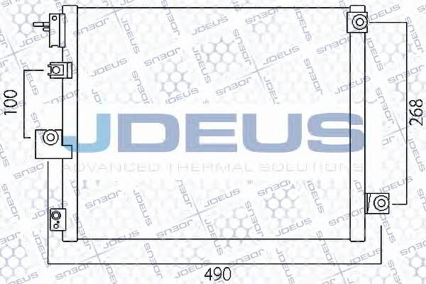 J. Deus 754M40 Радіатор кондиціонера (Конденсатор) 754M40: Купити в Україні - Добра ціна на EXIST.UA!
