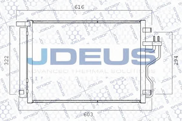 J. Deus 754M46 Радіатор кондиціонера (Конденсатор) 754M46: Купити в Україні - Добра ціна на EXIST.UA!