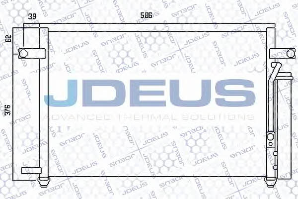 J. Deus 756M08 Радіатор кондиціонера (Конденсатор) 756M08: Купити в Україні - Добра ціна на EXIST.UA!