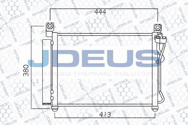 J. Deus 765M14 Радіатор кондиціонера (Конденсатор) 765M14: Купити в Україні - Добра ціна на EXIST.UA!
