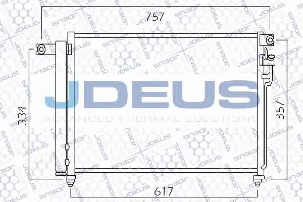 J. Deus 765M24 Радіатор кондиціонера (Конденсатор) 765M24: Купити в Україні - Добра ціна на EXIST.UA!