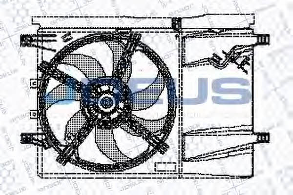 J. Deus EV11M670 Вентилятор радіатора охолодження EV11M670: Приваблива ціна - Купити в Україні на EXIST.UA!