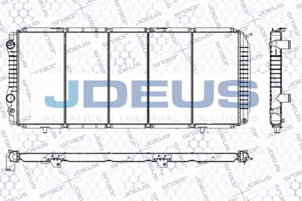 J. Deus RA0070040 Радіатор охолодження двигуна RA0070040: Купити в Україні - Добра ціна на EXIST.UA!