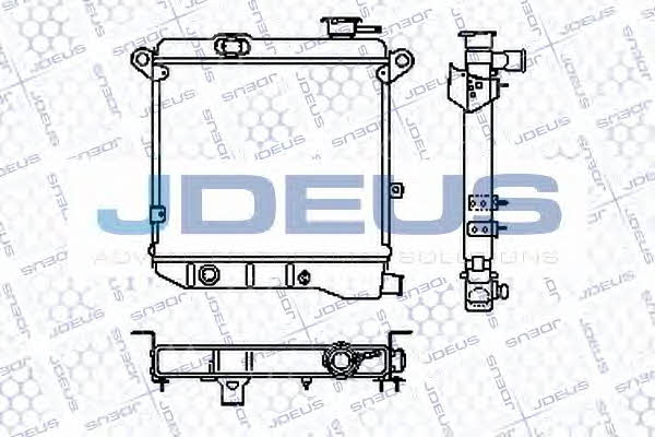J. Deus RA0110020 Радіатор охолодження двигуна RA0110020: Купити в Україні - Добра ціна на EXIST.UA!