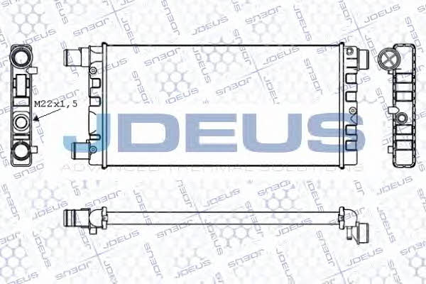 J. Deus RA0110211 Радіатор охолодження двигуна RA0110211: Купити в Україні - Добра ціна на EXIST.UA!