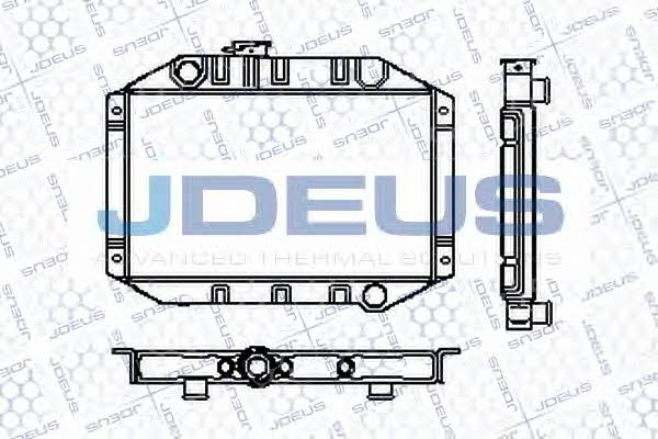 J. Deus RA0120010 Радіатор охолодження двигуна RA0120010: Купити в Україні - Добра ціна на EXIST.UA!